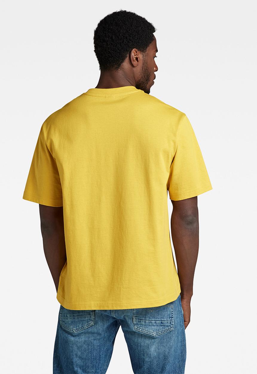 G-STAR - Center chest boxy r t Dry jersey o  - dark lemon