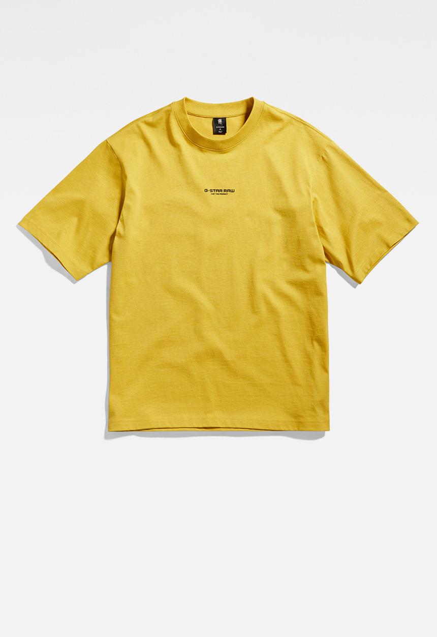 G-STAR - Center chest boxy r t Dry jersey o  - dark lemon