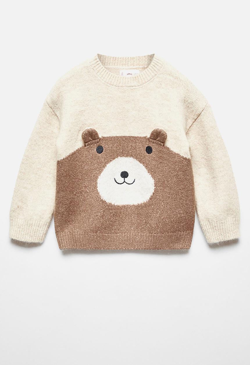 MANGO - Sweater oso2 - sand