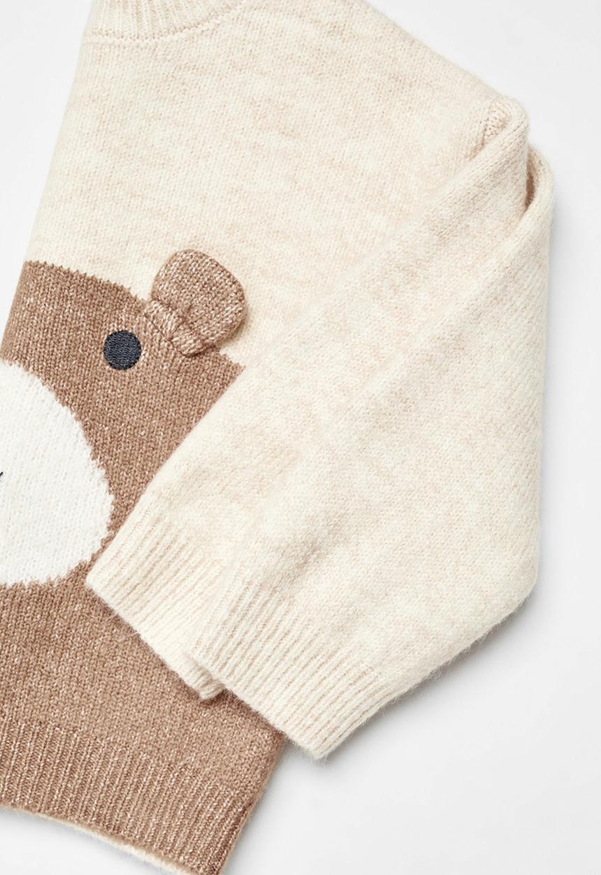 MANGO - Sweater oso2 - sand