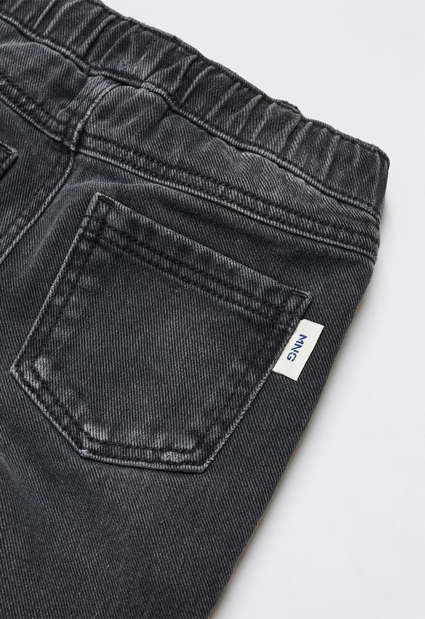 MANGO - Jeans santib - black denim