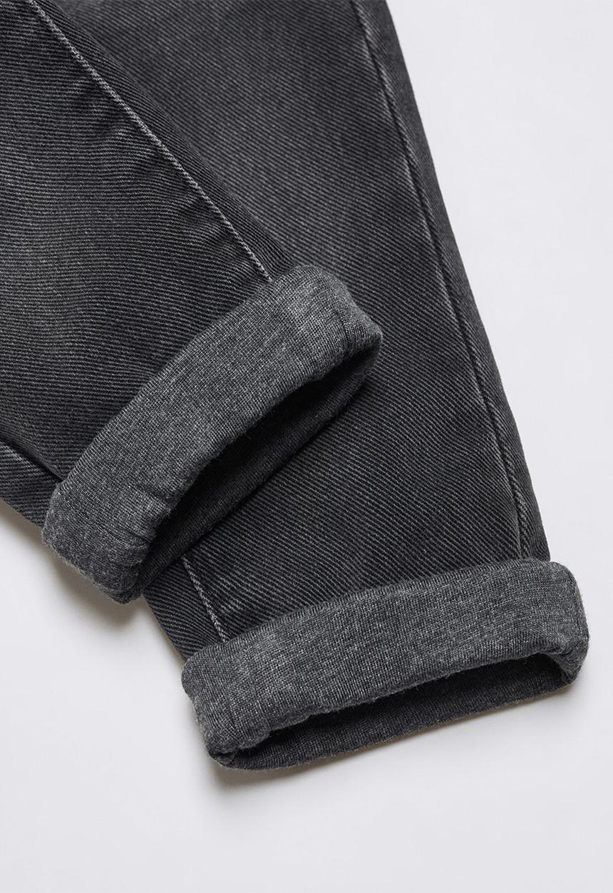 MANGO - Jeans santib - black denim