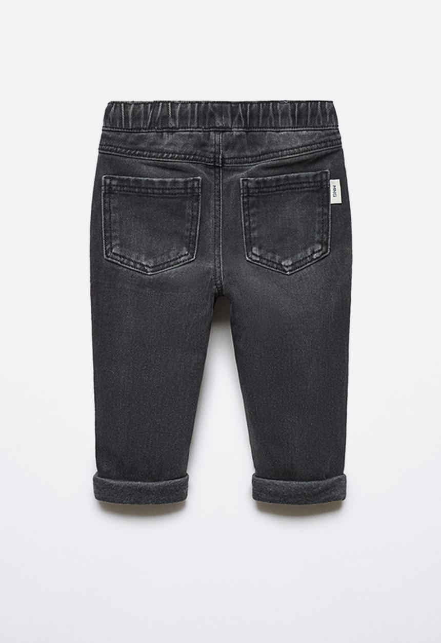 MANGO - Jeans santib - black denim