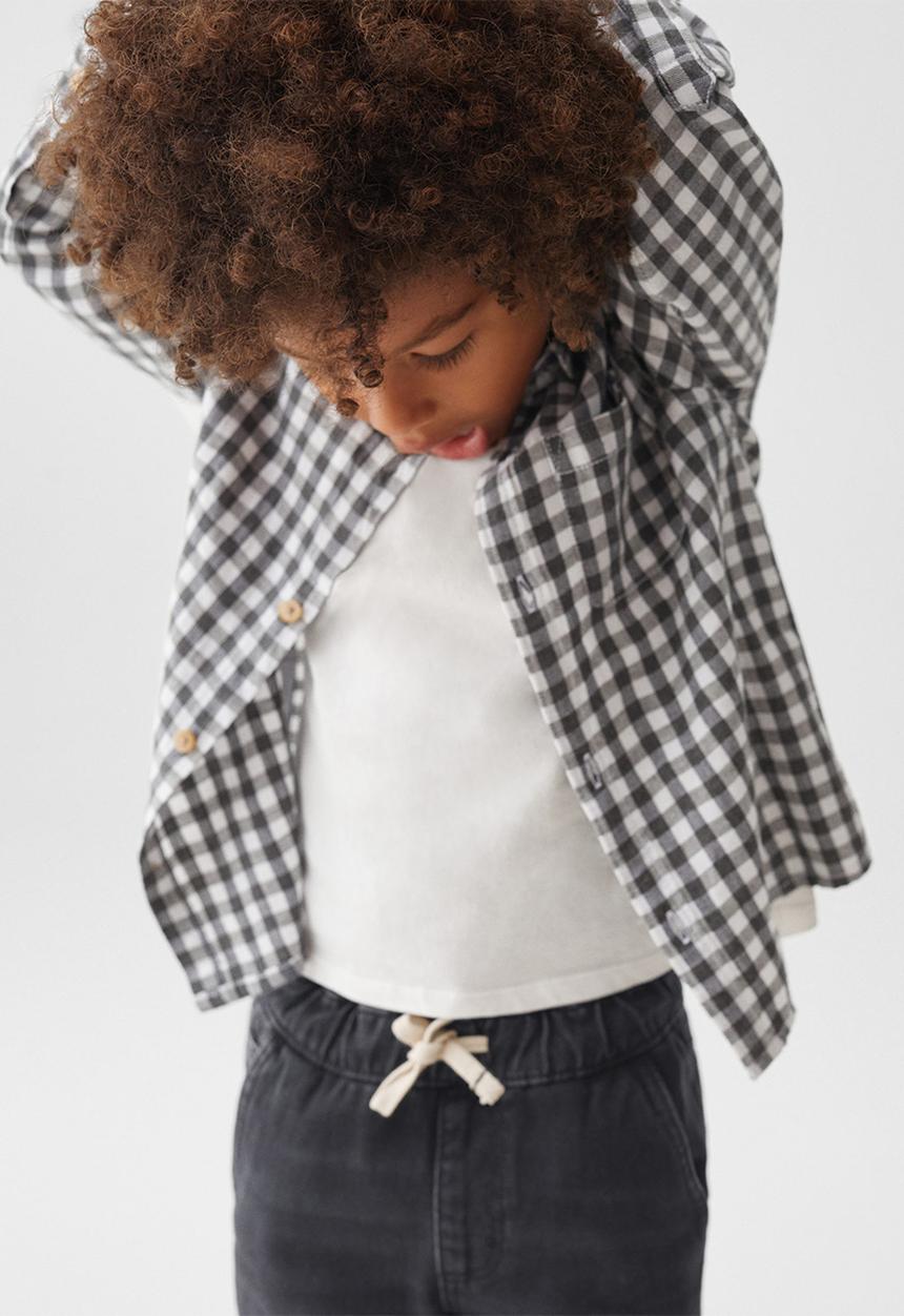 MANGO - Jeans santib - black denim