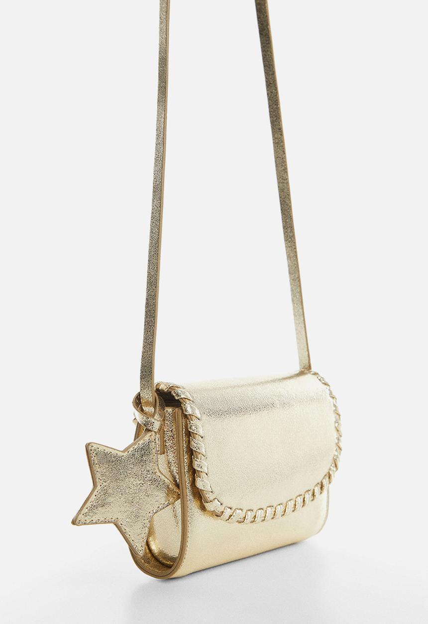 MANGO - Bag golden - gold