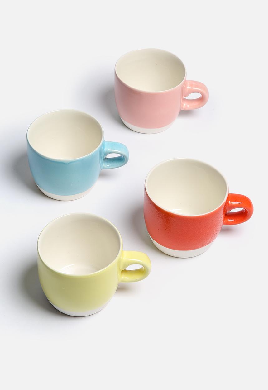 Urchin Art - Set of 2 Colour Block Mugs