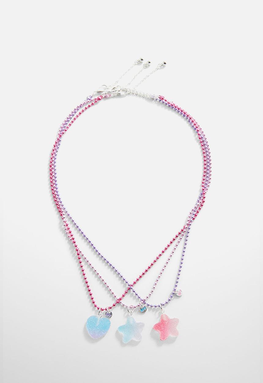 MANGO - Necklace txuxe - pink