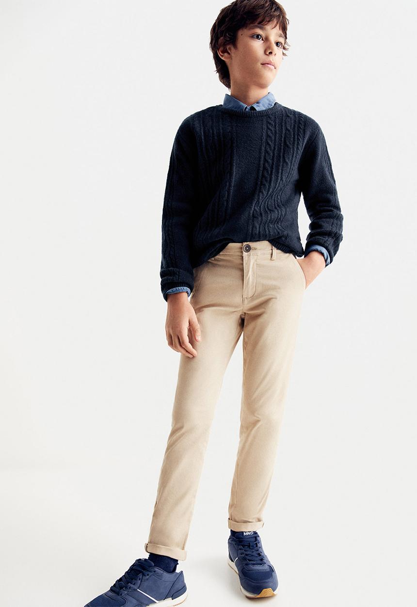 MANGO - Trousers piccolo5 - beige