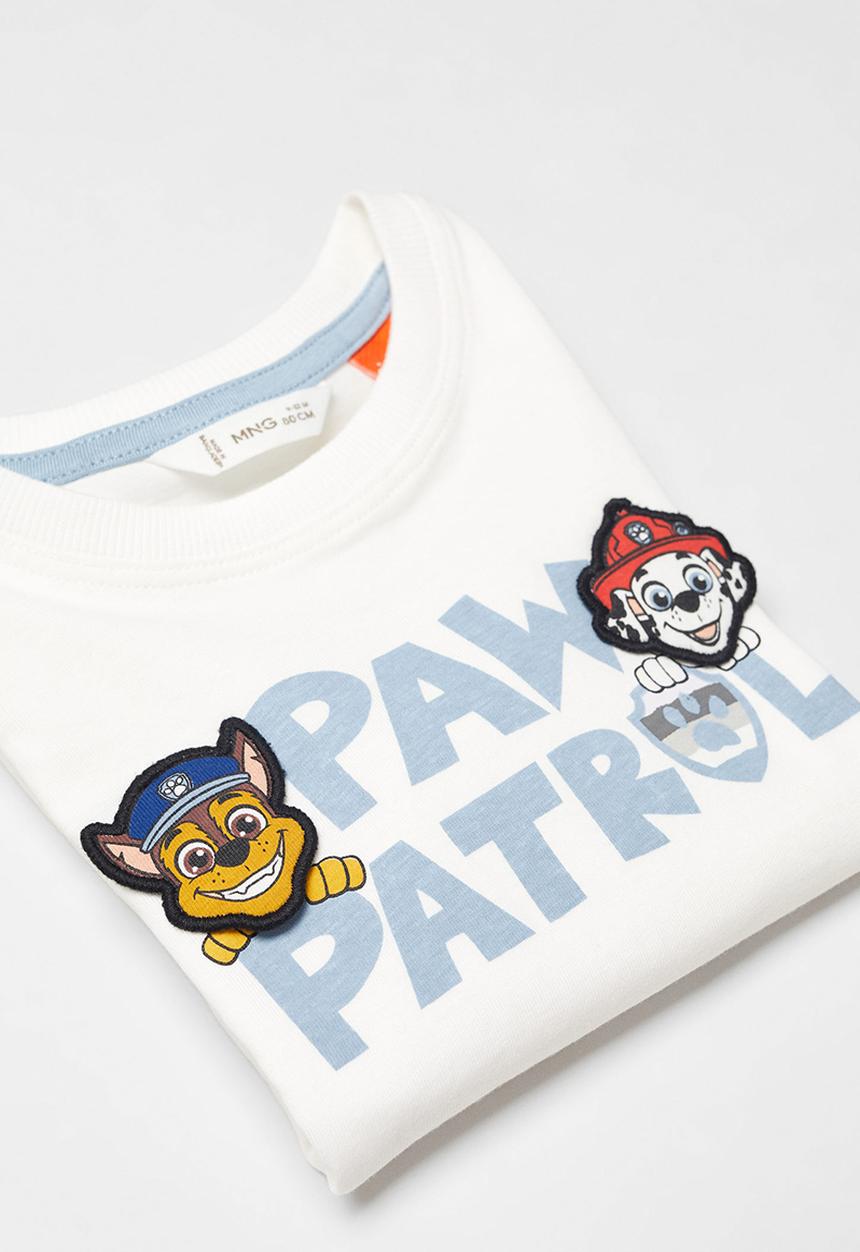 MANGO - T-shirt pawtwins - off white