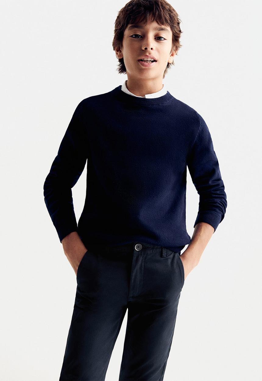 MANGO - Trousers piccolo5 - navy