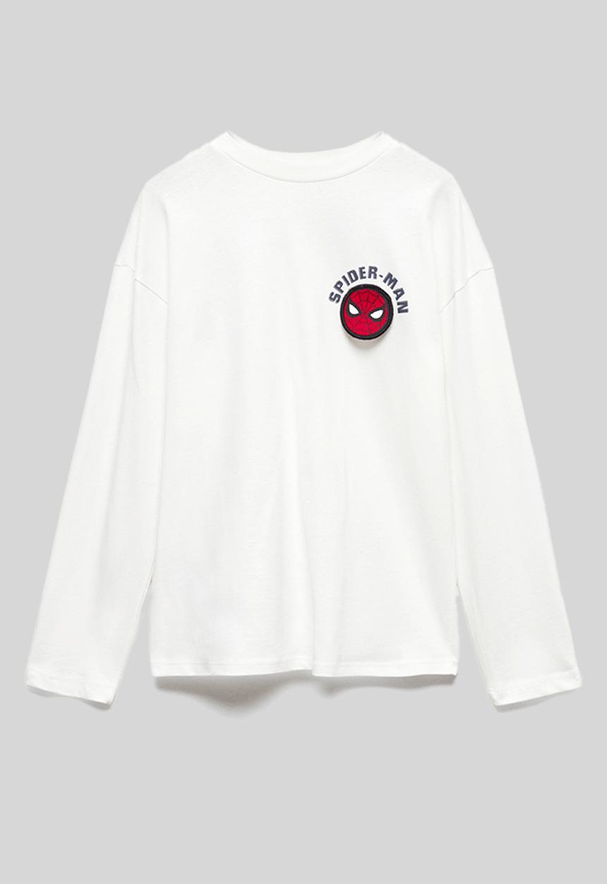 MANGO - T-shirt spidflap - off white