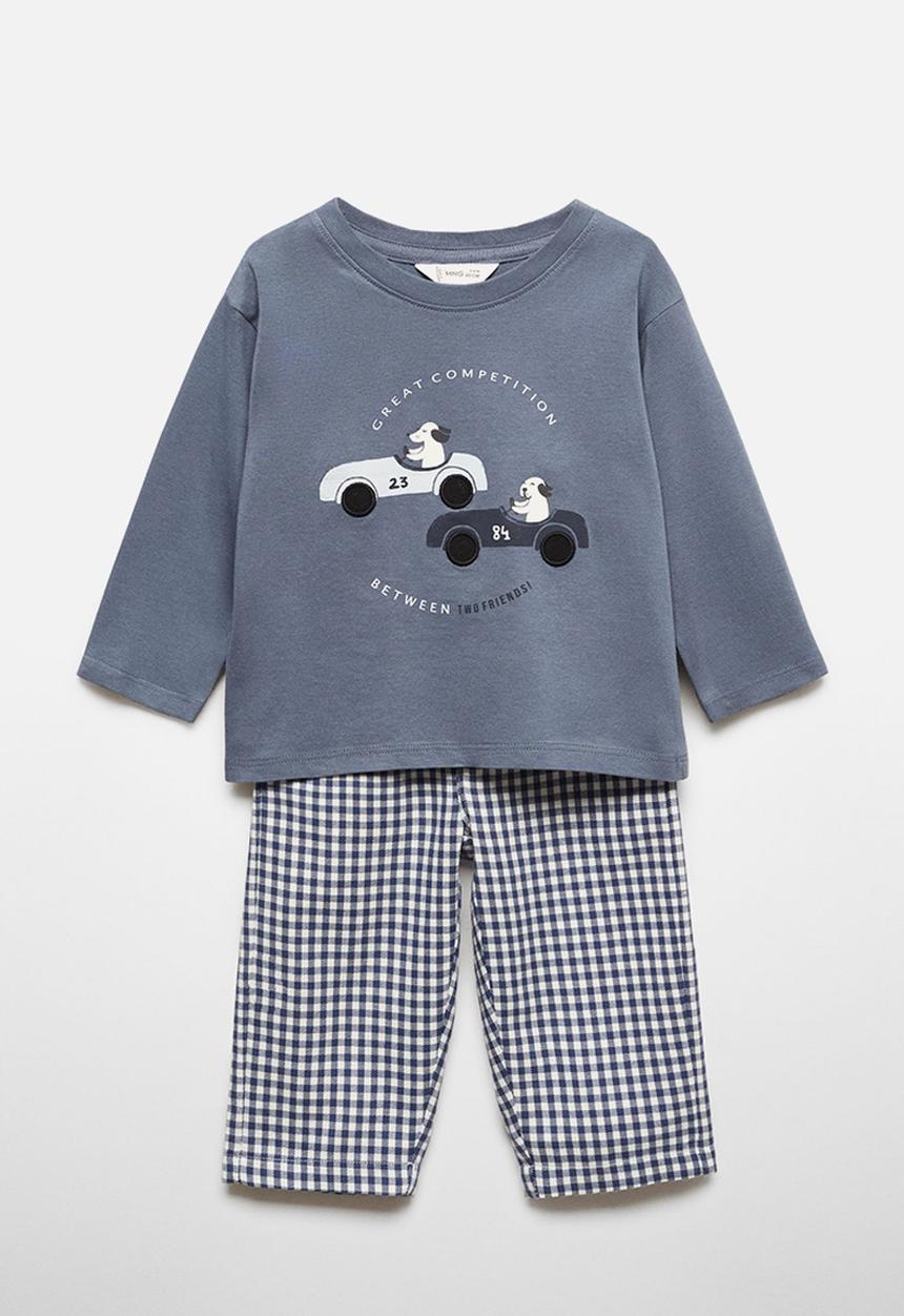 MANGO - Pyjamas cars - blue