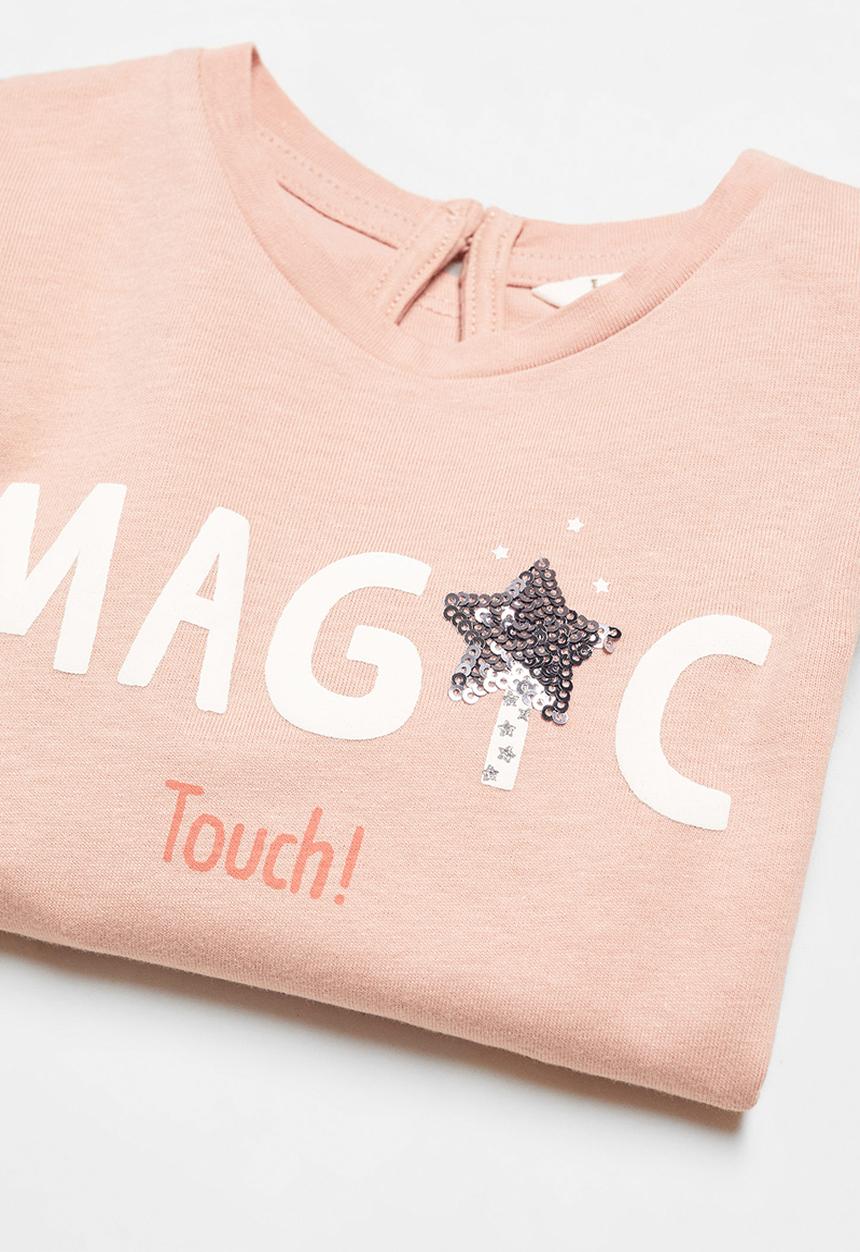 MANGO - T-shirt holiday - pink