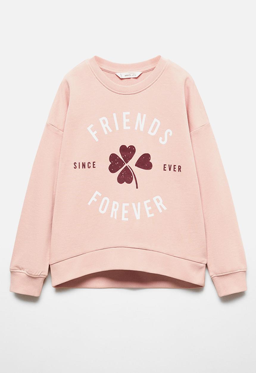 MANGO - Sweatshirt dublini - pink