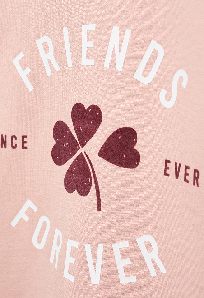MANGO - Sweatshirt dublini - pink
