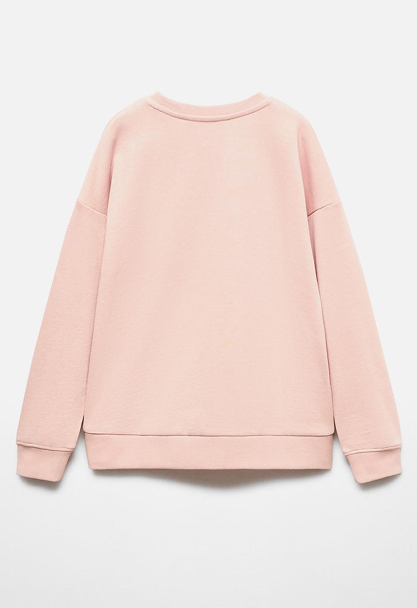 MANGO - Sweatshirt dublini - pink