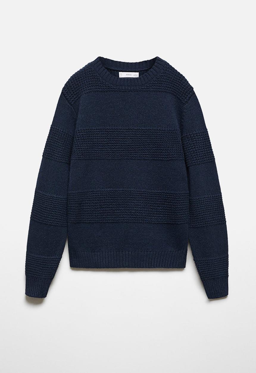 MANGO - Sweater otto - navy