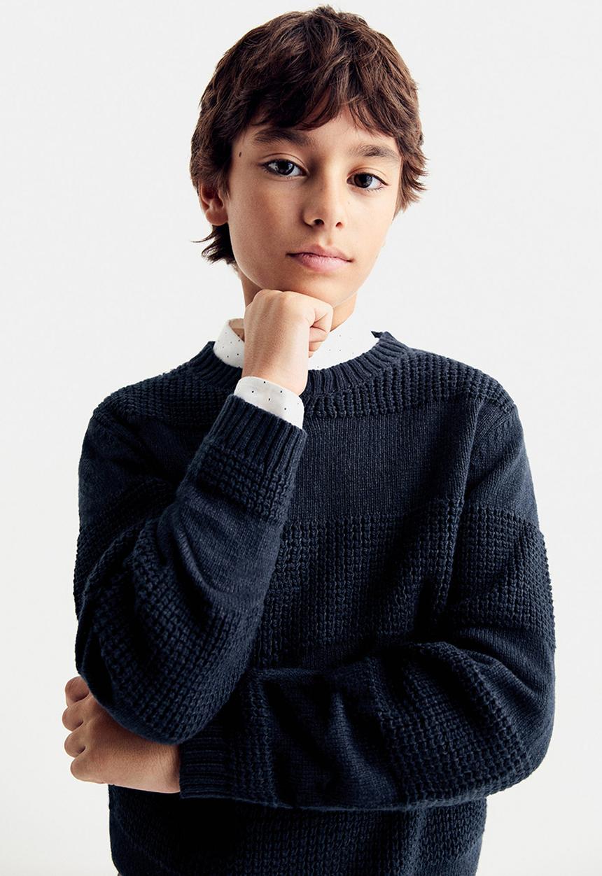 MANGO - Sweater otto - navy