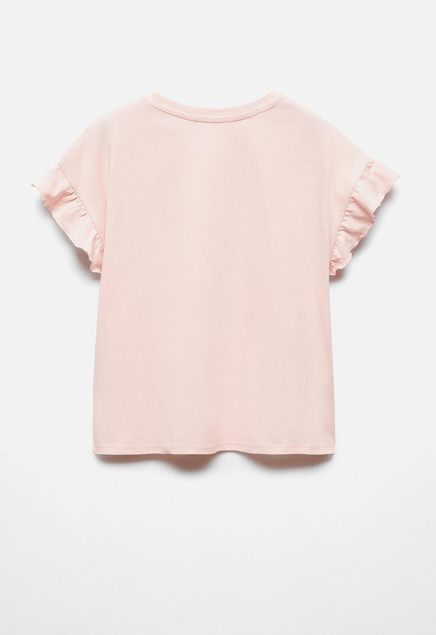 MANGO - T-shirt girl - pink