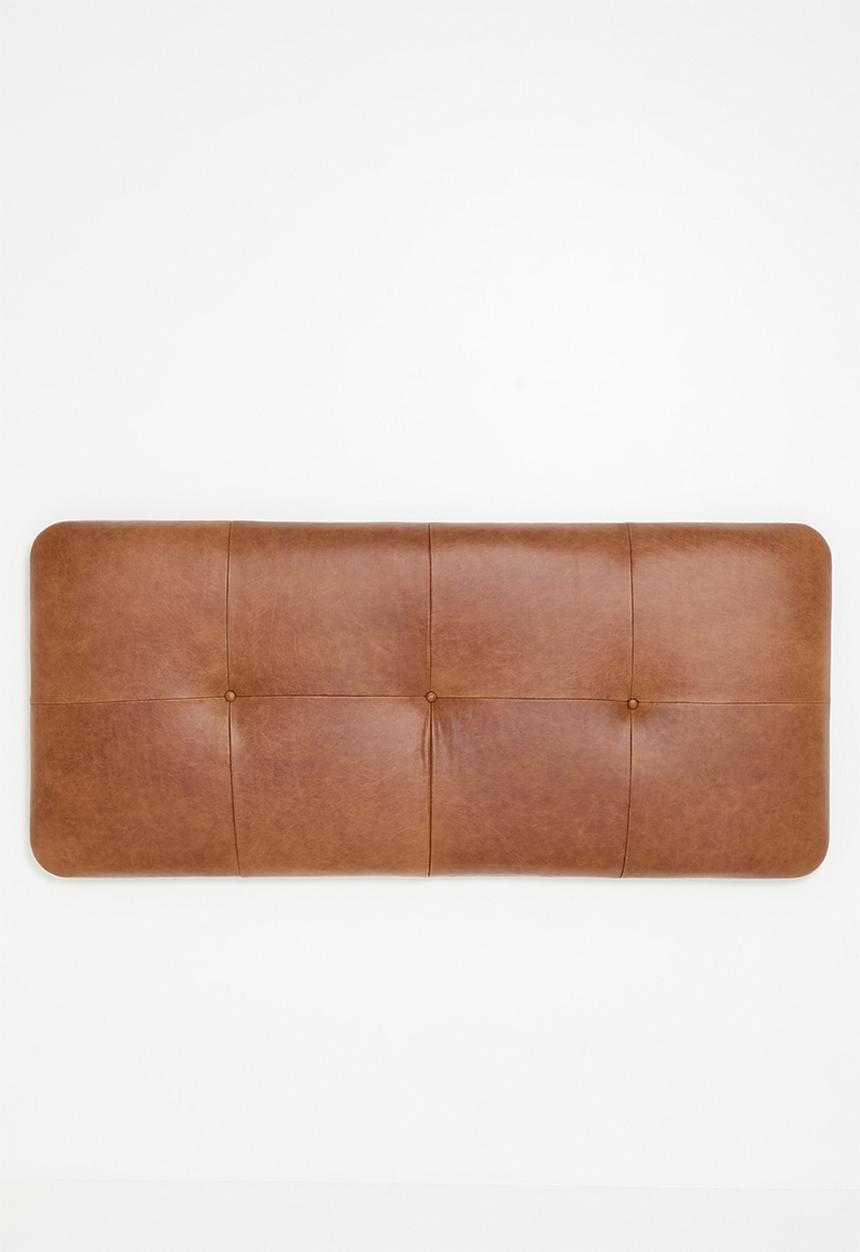 Sixth Floor - Marula Genuine leather Headboard - Ginger