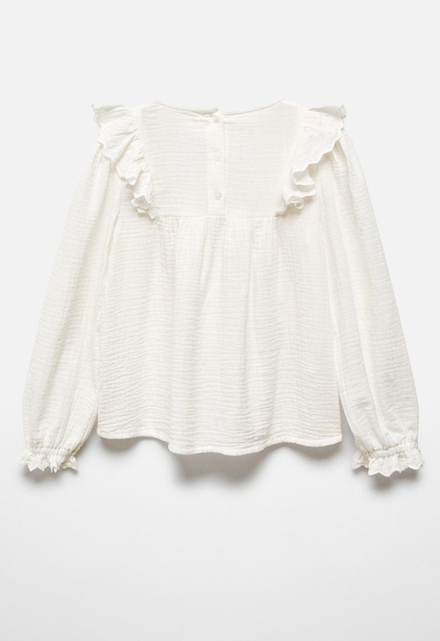 MANGO - Blouse teresa - off white
