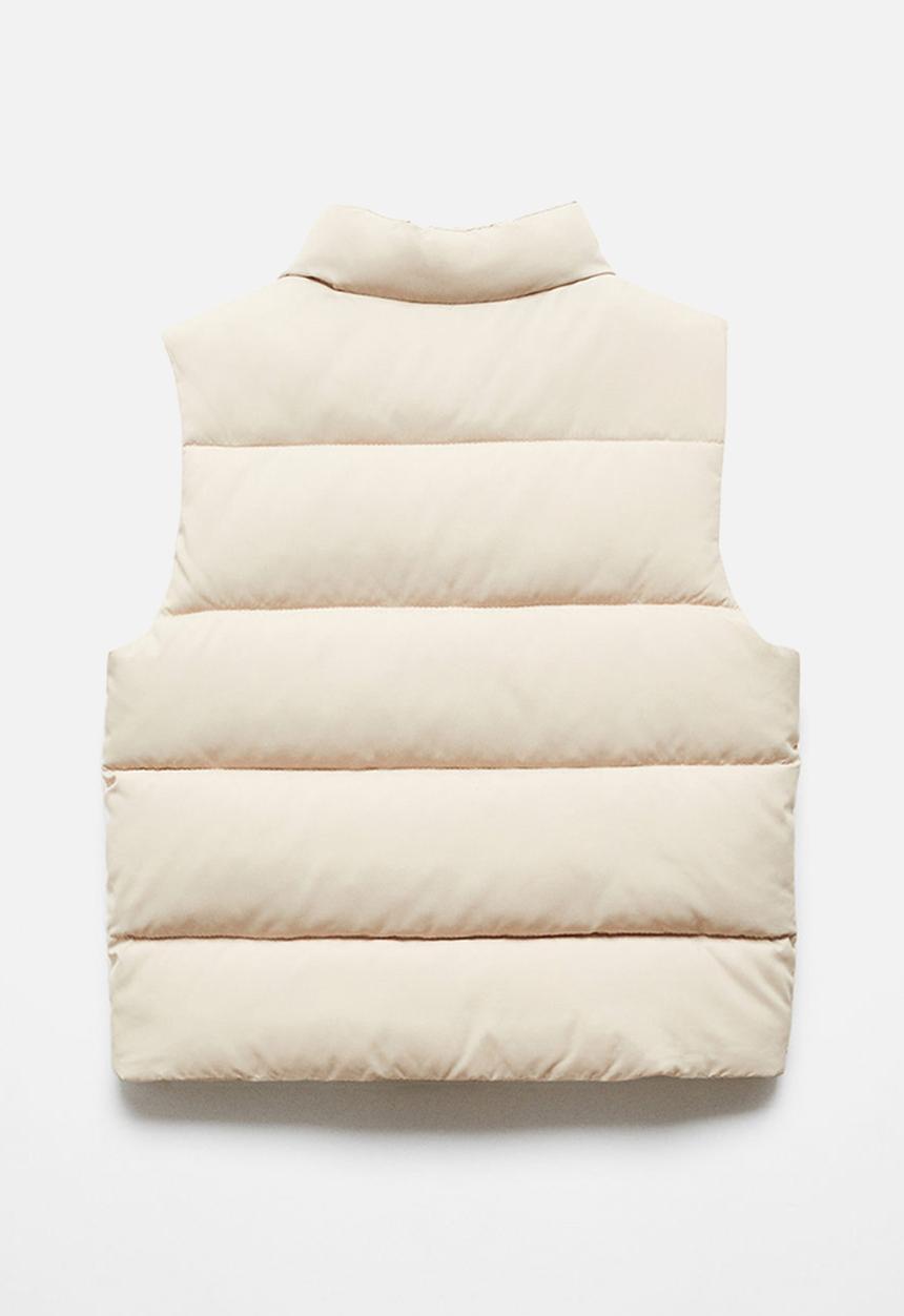 MANGO - Waistcoat canada - vanilla