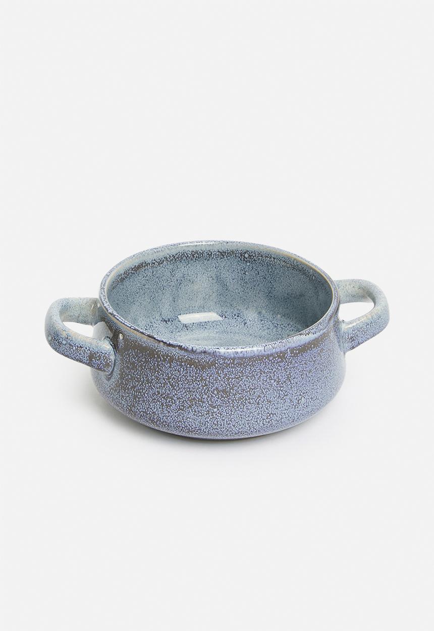 Excellent Houseware - Tummy hug soup bowl set of 2 - blue