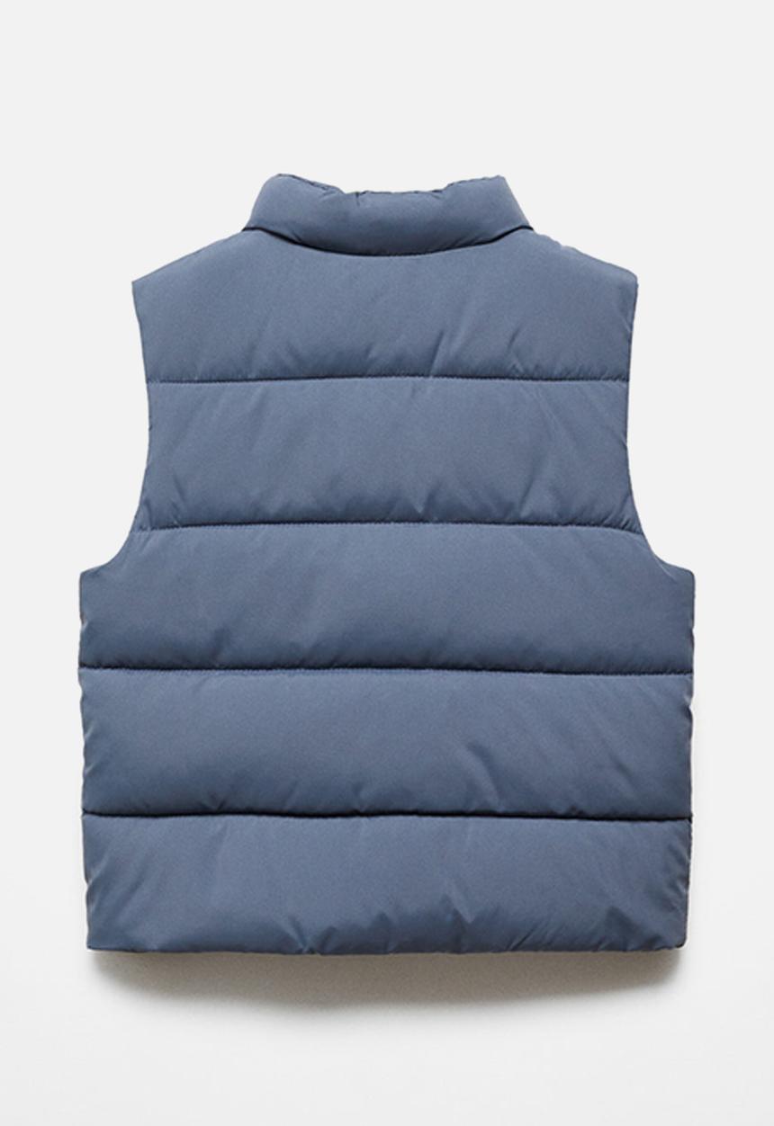 MANGO - Waistcoat canada - whitish blue
