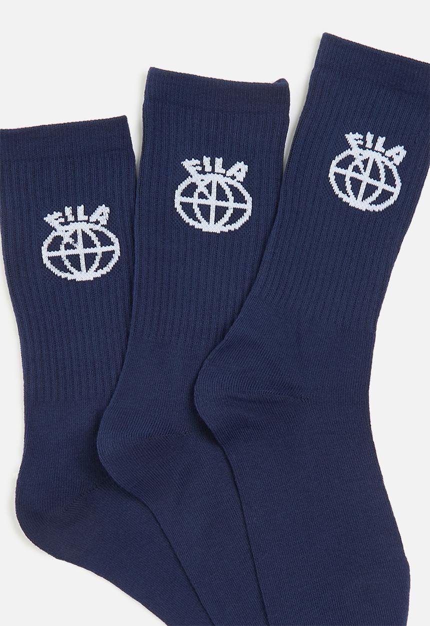 FILA - Porter tube sock men's 3 pack - surf the web