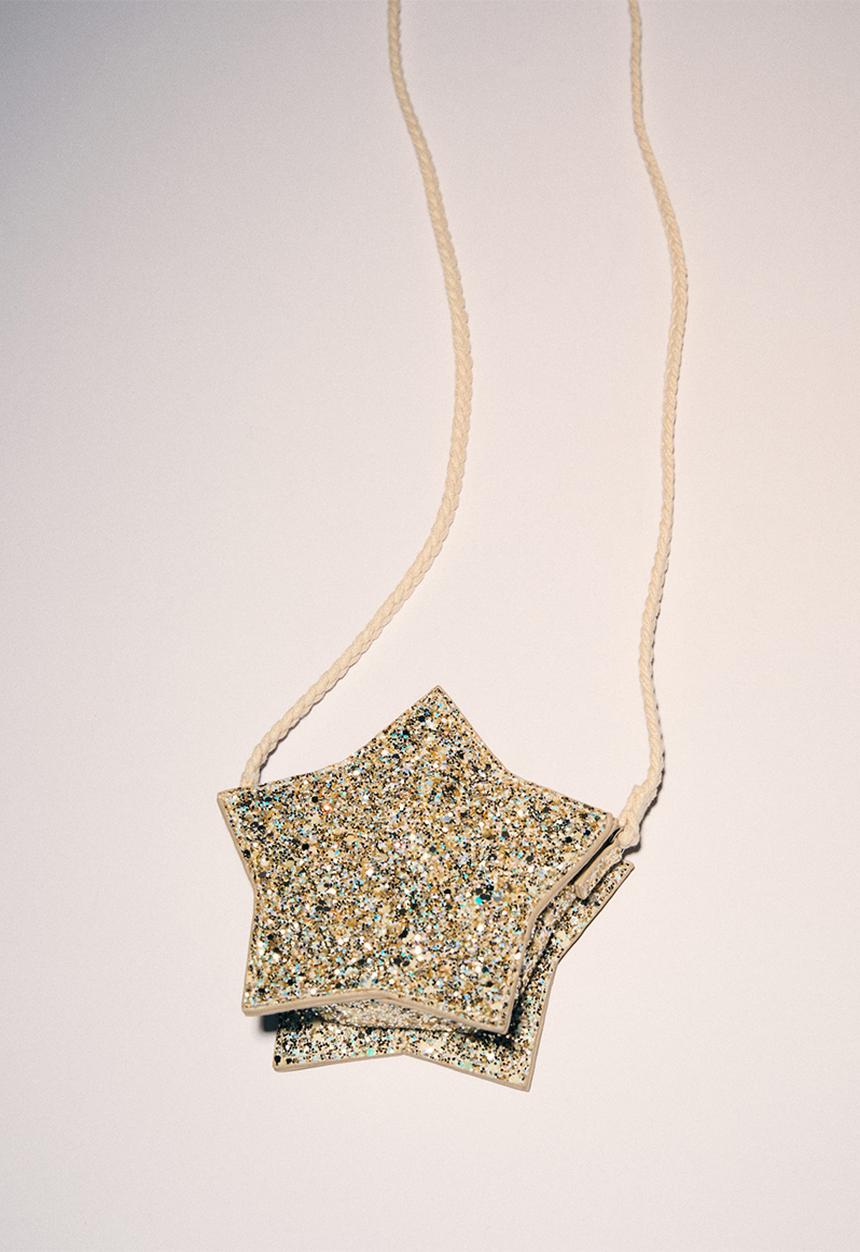 MANGO - Bag estrelli - gold