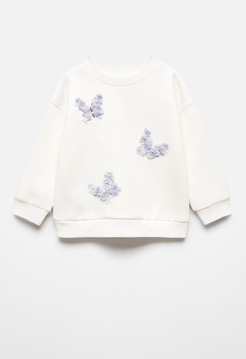MANGO - Sweatshirt flyb - off white