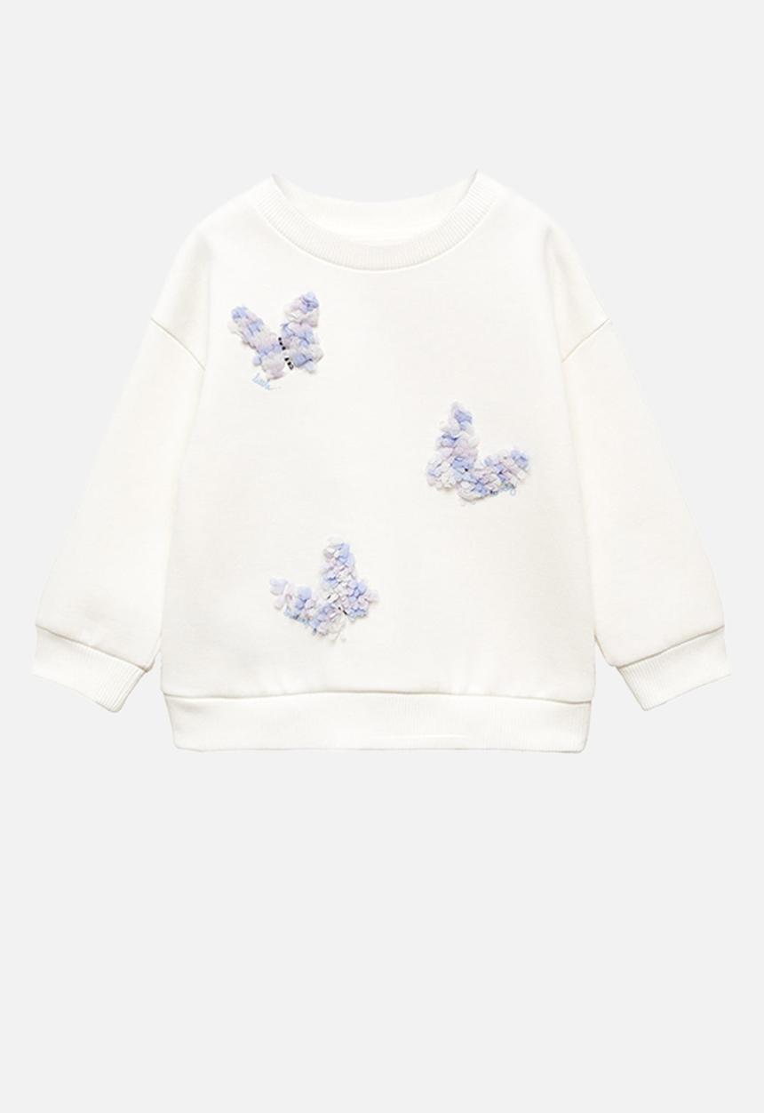 MANGO - Sweatshirt flyb - off white