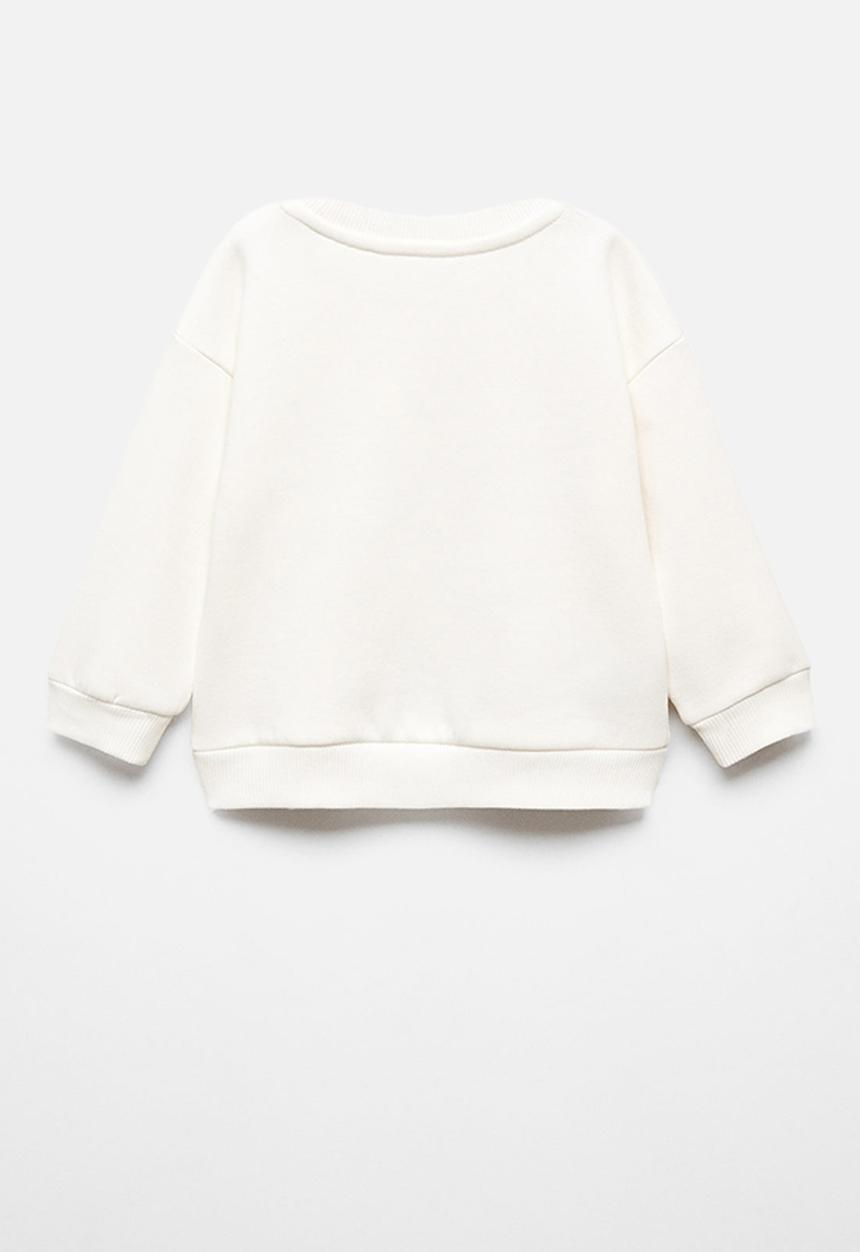 MANGO - Sweatshirt flyb - off white