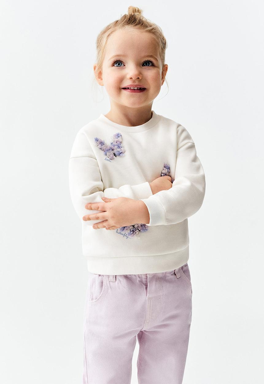 MANGO - Sweatshirt flyb - off white