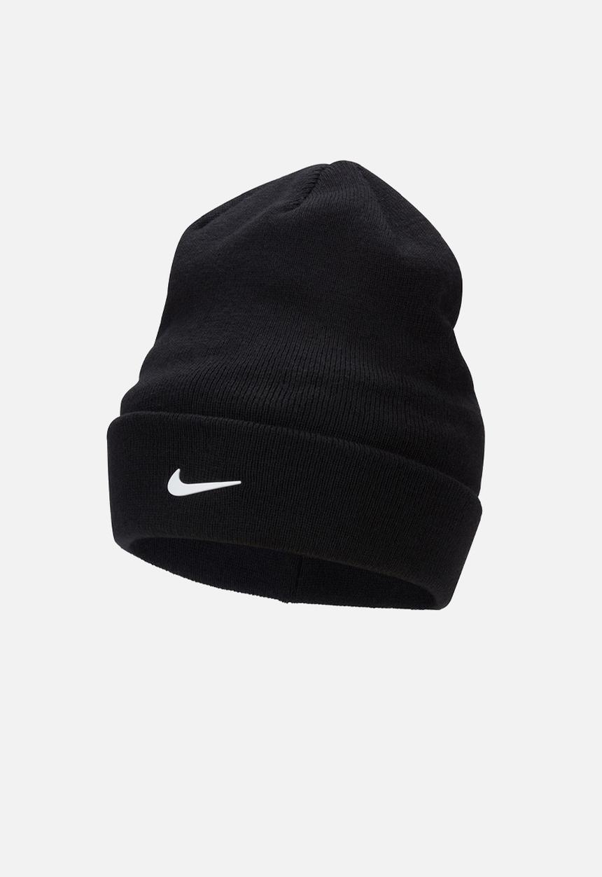 Nike - K Nk Peak Beanie Sc Swoosh - Black & White