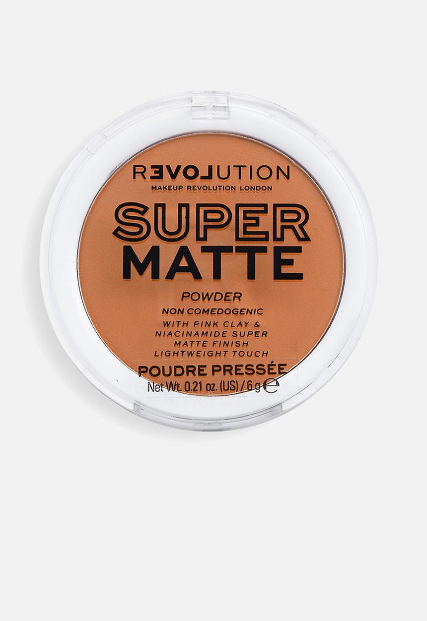 Relove by Revolution - Relove By Revolution Super Matte Pressed Powder - Dark Tan