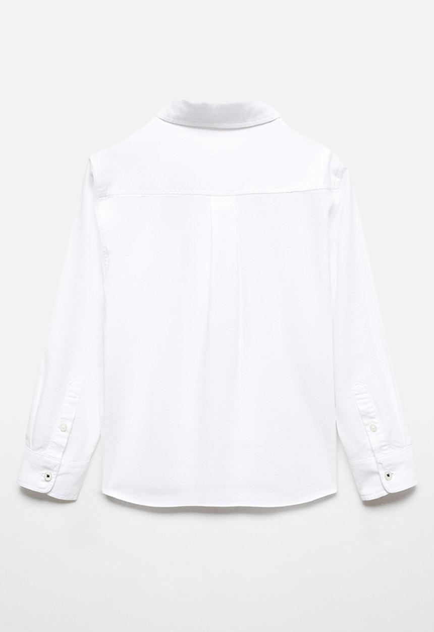 MANGO - Shirt oxford - white