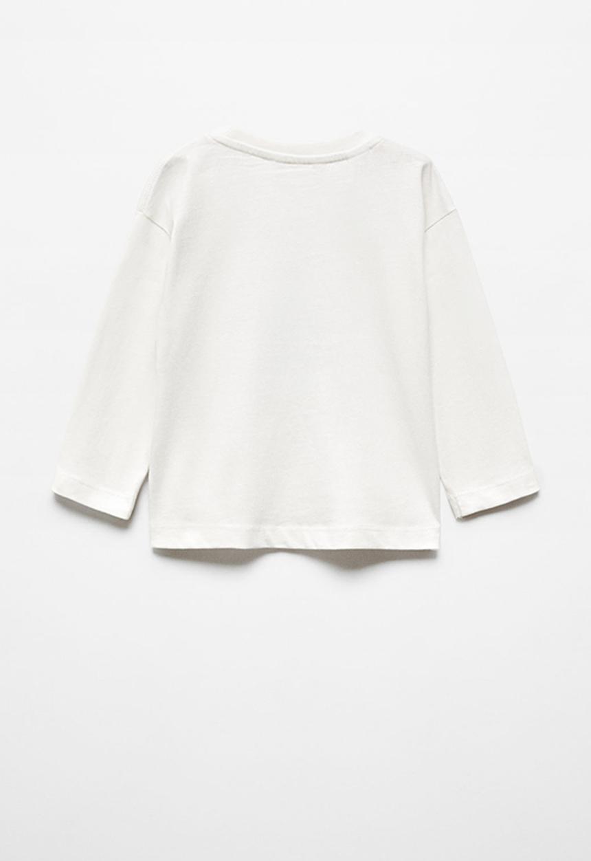 MANGO - T-shirt music - offwhite