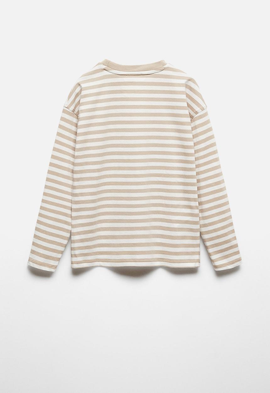 MANGO - T-shirt elton - grey stone