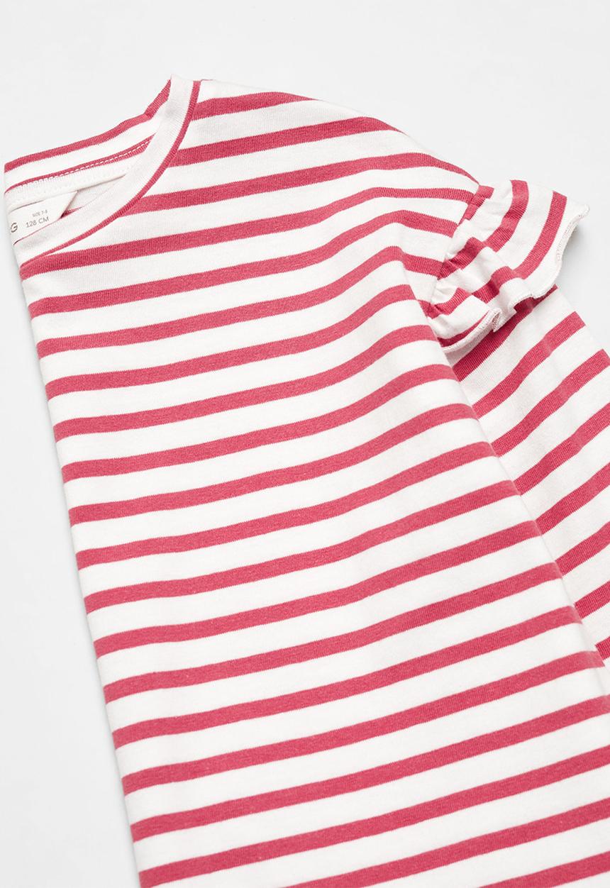 MANGO - T-shirt lina - cherry