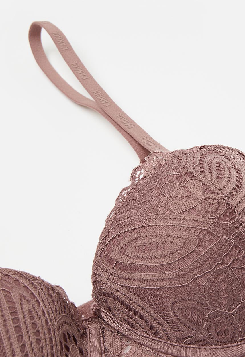 KANGOL - 2 Pack multiway bra in gore - seashell/coffee