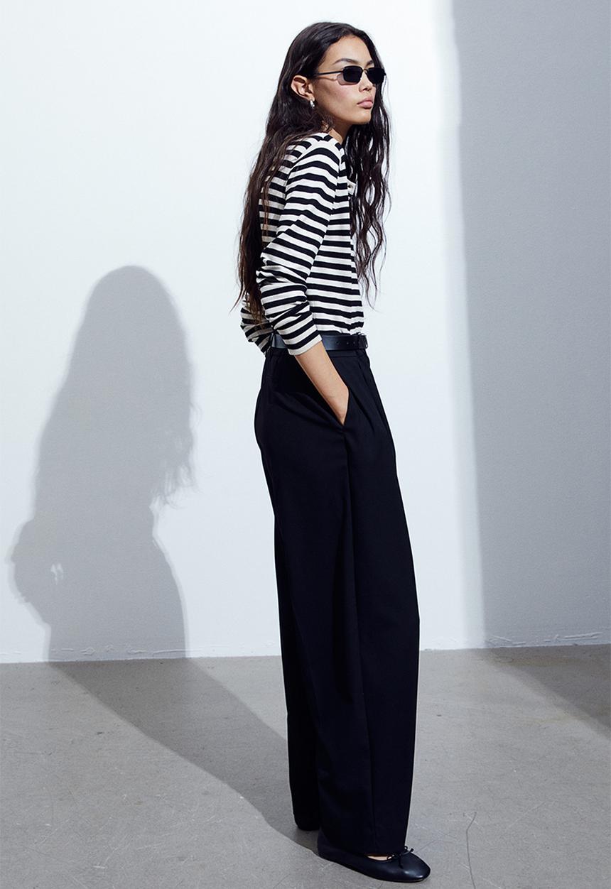 H&M - Fine-knit cardigan - black, multi