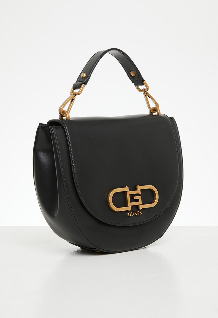 GUESS - Fleet flap saddle bag - black