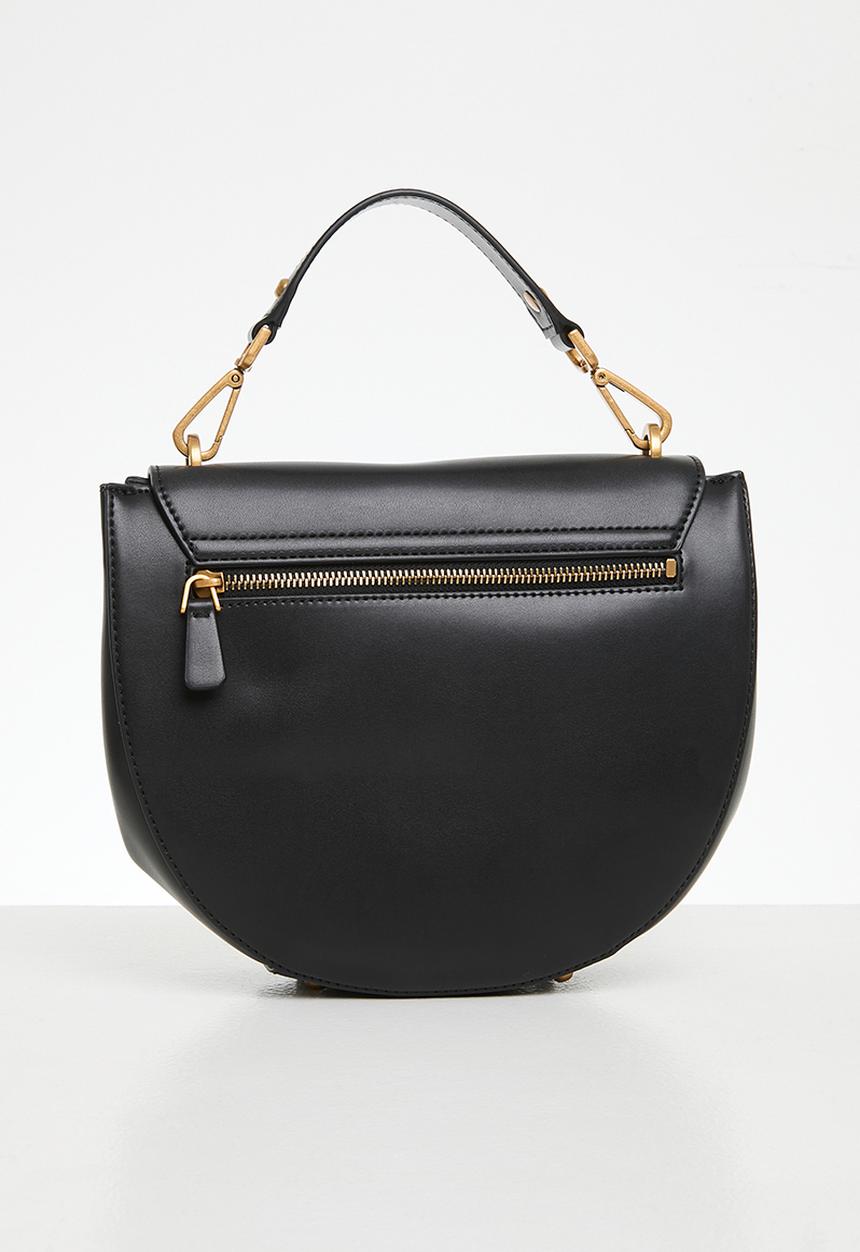 GUESS - Fleet flap saddle bag - black