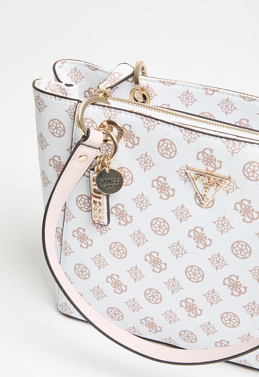 GUESS - Noelle small noel tote - white logo