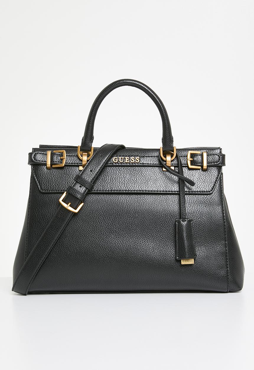 GUESS - Sestri luxury satchel - black