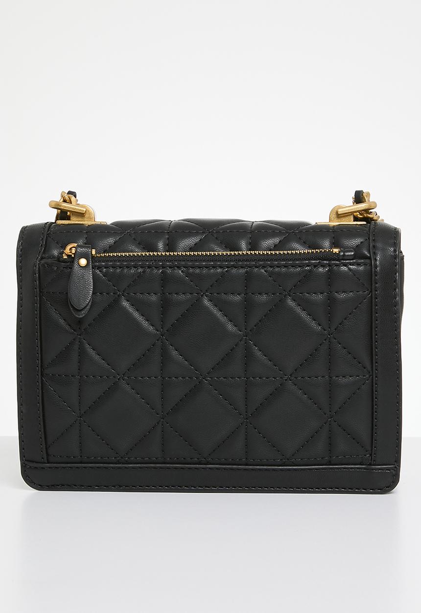 GUESS - Abey convertible crossbody flap - black