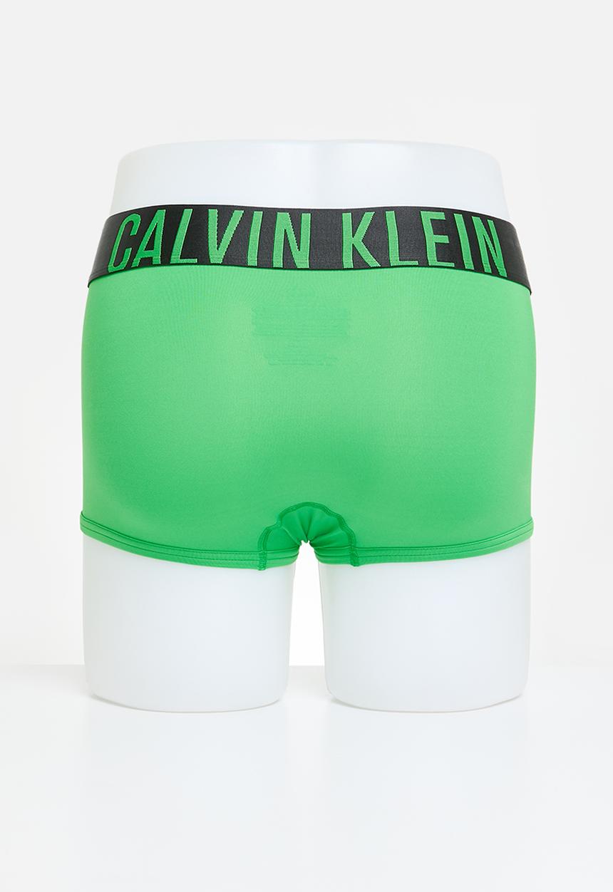 Calvin Klein - Low rise trunk 2 pack - lilac marble & island green