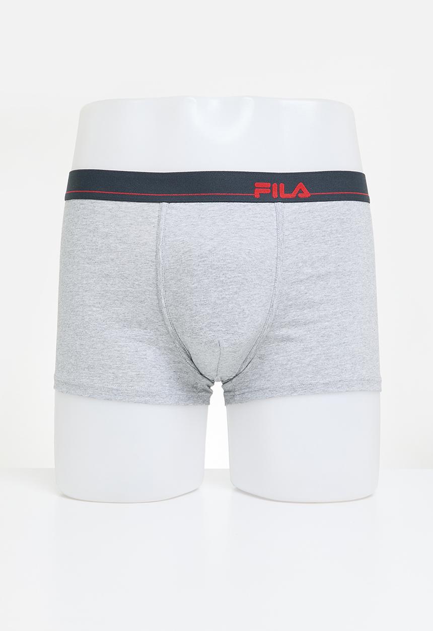 FILA - Callum trunk 2 pack - blue aop & grey melange