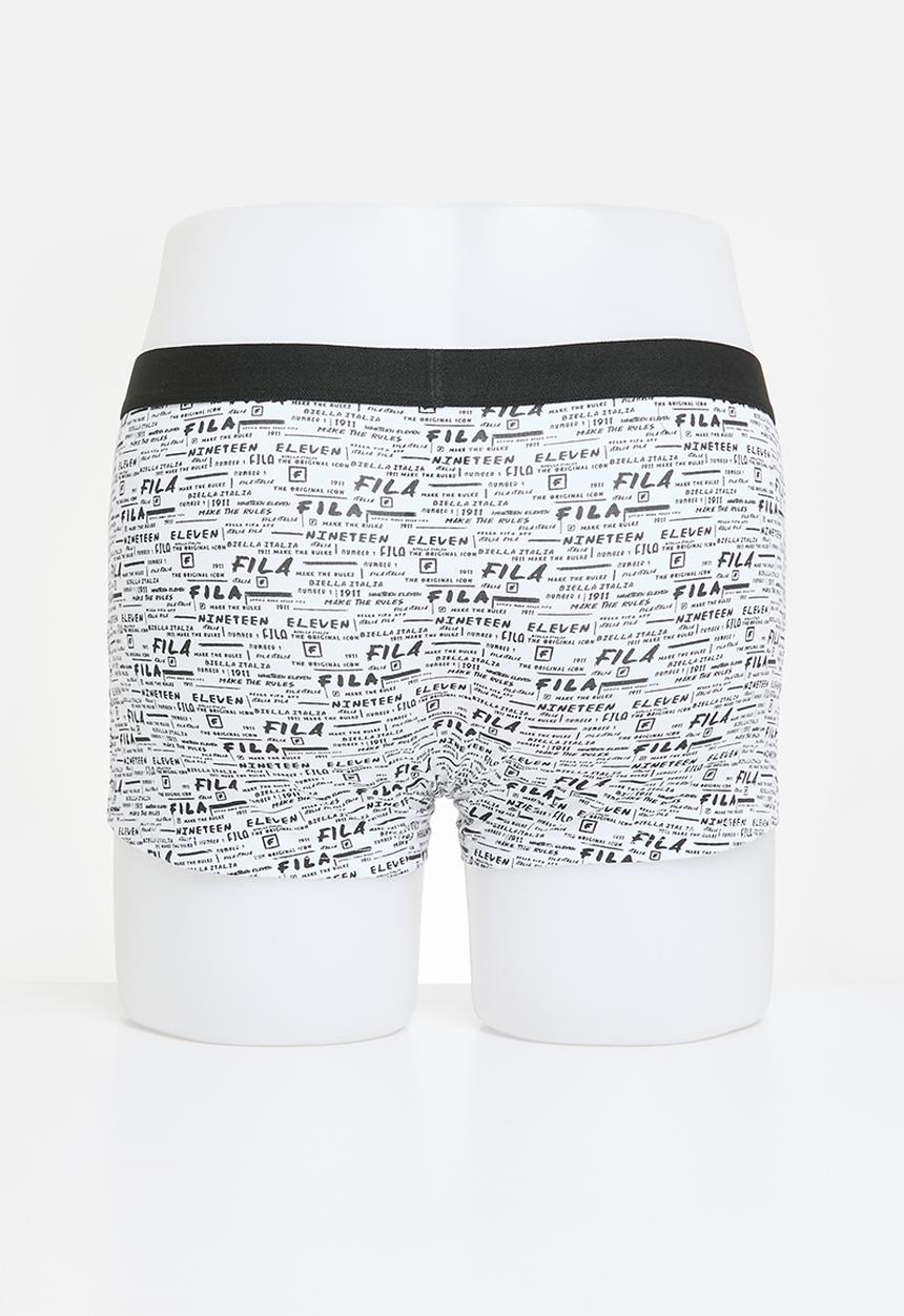 FILA - Chuck aop trunk 2 pack - black aop & white aop
